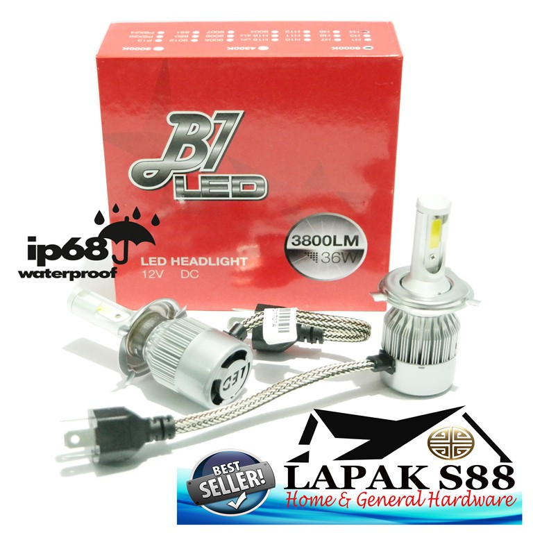 LED B1 H4 Hi-Low Garansi Resmi 1 Tahun