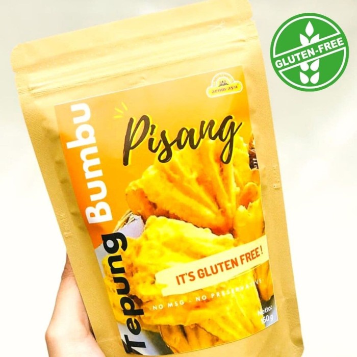 

cs777vv Tepung Serbaguna Gluten Free - Tepung Bumbu Pisang 150 G Da01D100