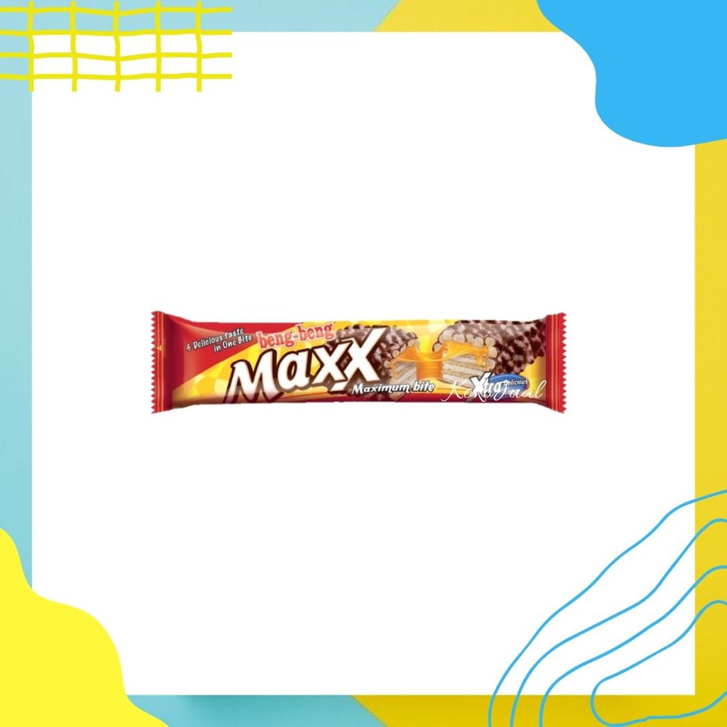 

Beng Beng Maxx Xtra 32 Gram | Wafer Lebih Panjang Dengan Sereal Bersalut Cokelat