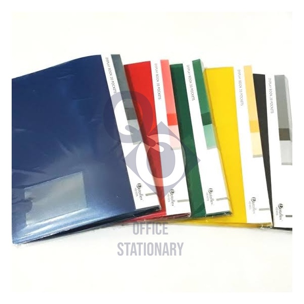 

Clear Book / Clear Holder / Display Book F4 Folio Dataflex Dokumen keeper | Display Book isi 40 / 60 lembar