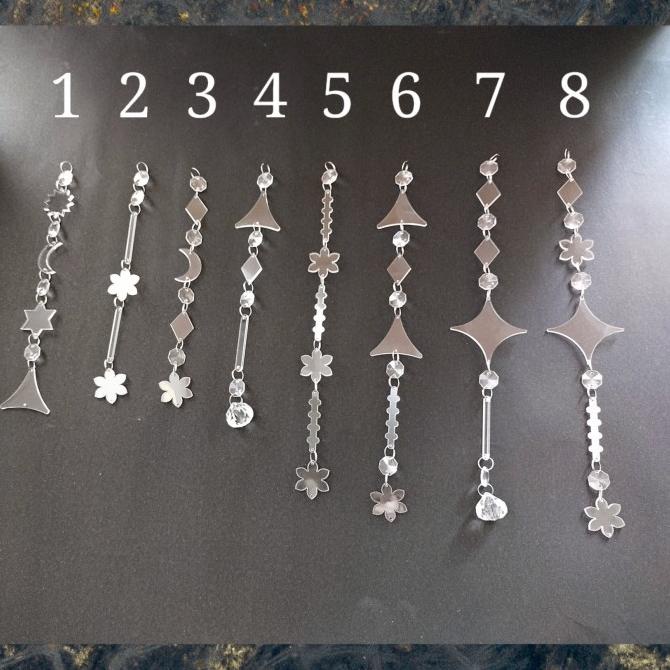 Kualitas terbaik] tirai manik manik akrilik kristal