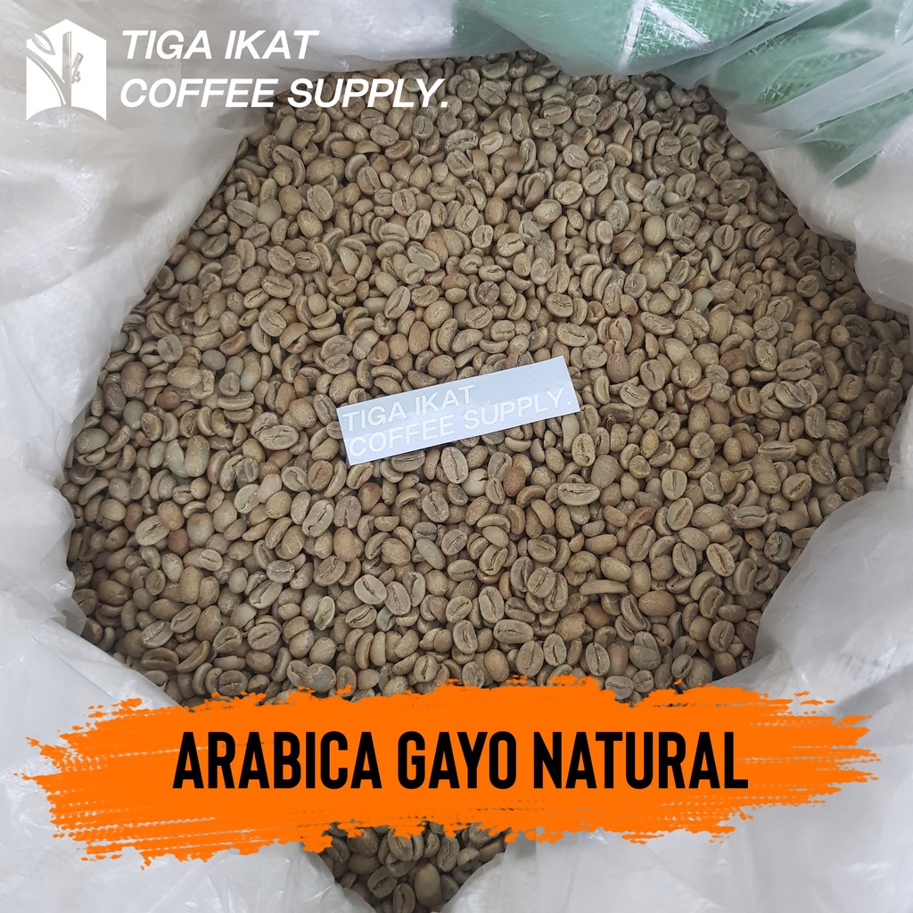 green bean arabica aceh gayo natural 1 kg   biji kopi mentah