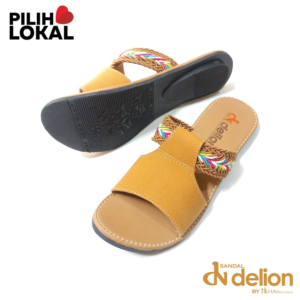 Sandal Selop Untun Kepang Wanita Karet Murah Sol Non Slip Nyaman Flip Flop Berkualitas 2022 Sendal Slop Flat Teplek Perempuan Remaja Dewasa Bahan Karet Anti Licin Sandak Cewek Lucu Slip On Kekinian Empuk Fashion Korean Style Trendy Lokal Tasikmalaya