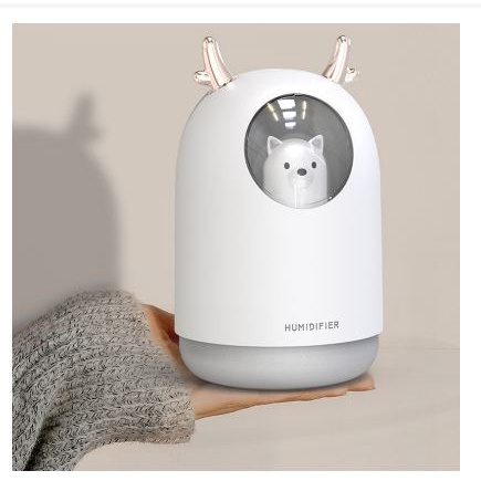 [TOSERBA_EMAK] - Taffware Air Humidifier Ultrasonic Aromatherapy Oil Diffuser RGB Pet Design 300ml