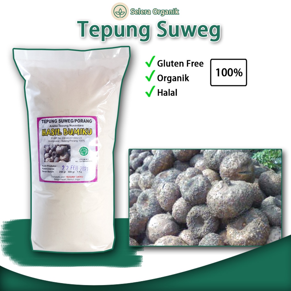 

[250gr] Tepung Suweg Organik Gluten Free | Selera Organik Jogja