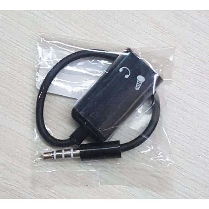 Microphone Headphone Audio Splitter 3.5mm ke 2 x 3.5mm - FA29735 - OMSK1ZBK Black