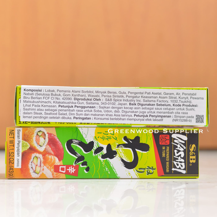 

Ready- Wasabi S&B Brand - 43G (Premium Quality)