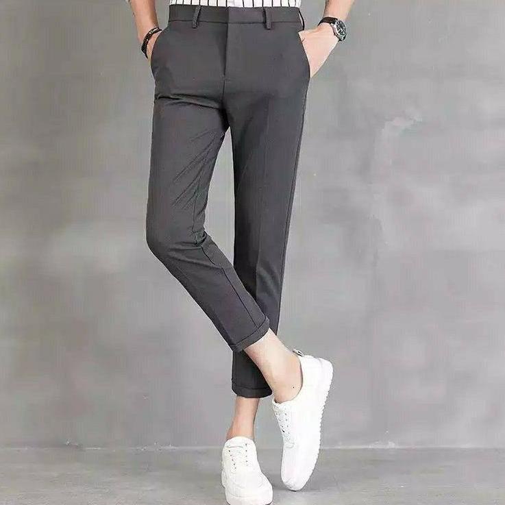 ♖ ANKLE PANTS Celana Panjang Chinos Ankle Pant Fashion Pria Korean Style Slimfit ✴