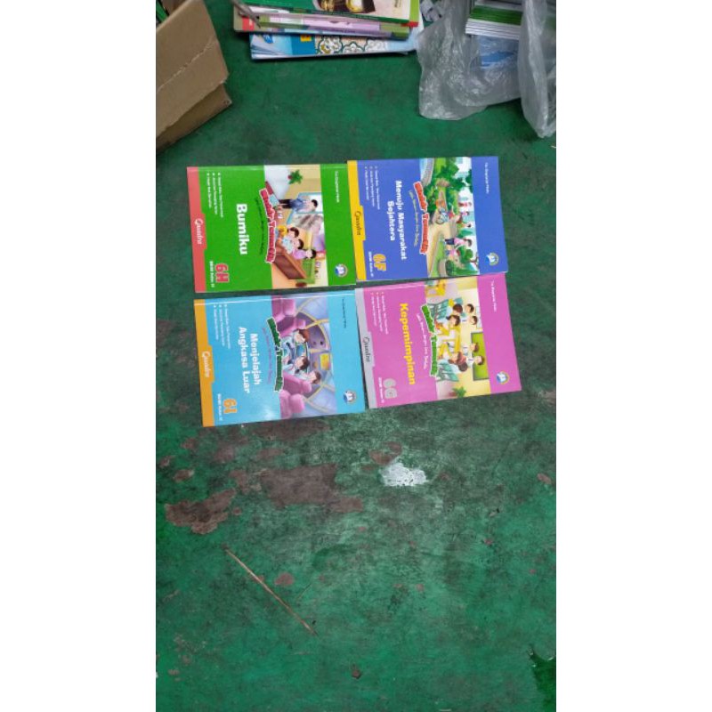 

satu paket buku mahir tematik 6g - 6i