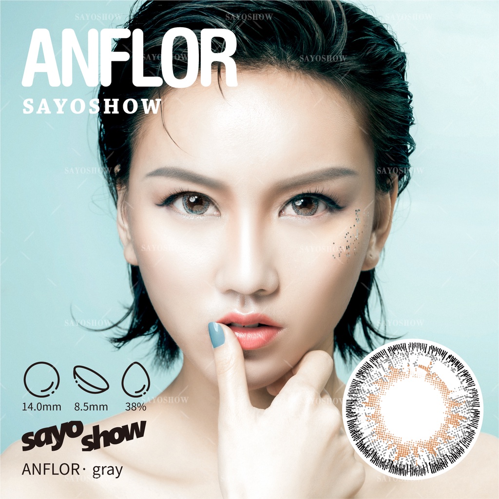 SAYOSHOW - Softlens Anflor Normal, Minus 1.00 S/D 8.00 (14 mm )