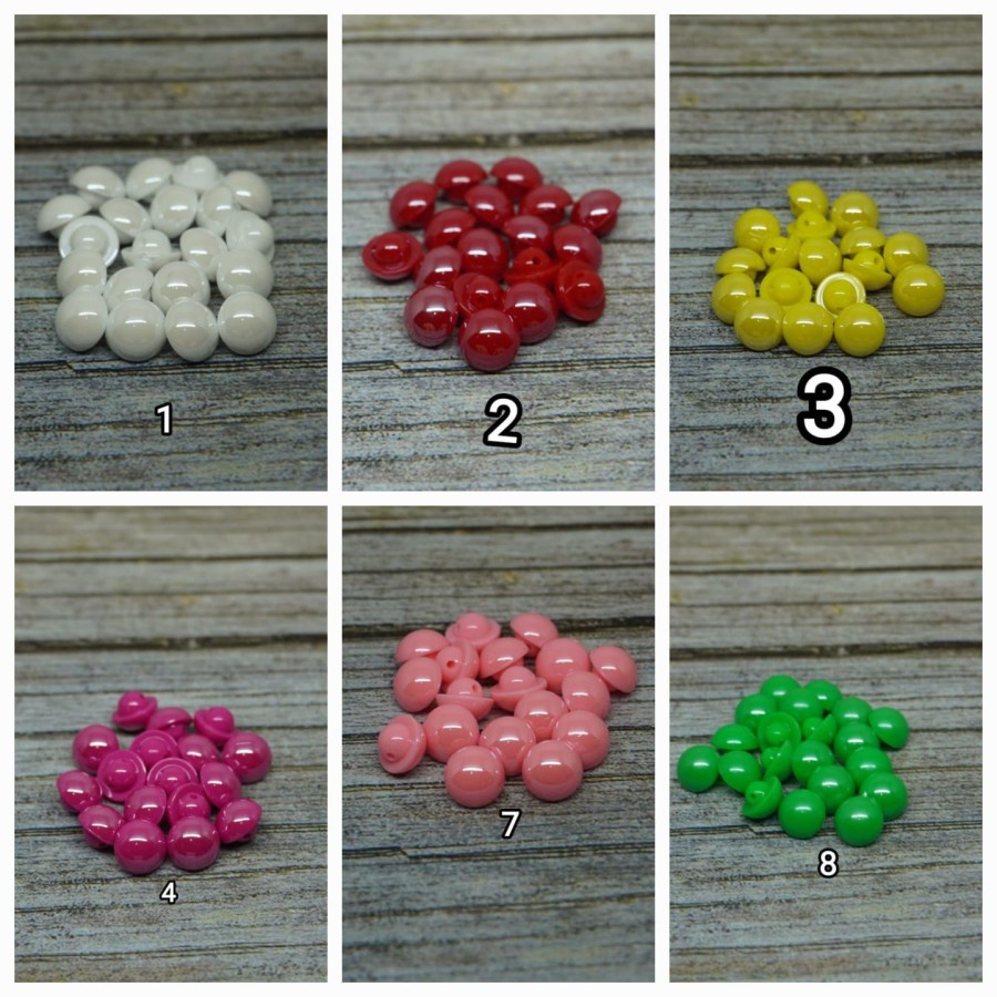 Kancing jamur mutiara/kancing kristal Doff/kancing kebaya part-1