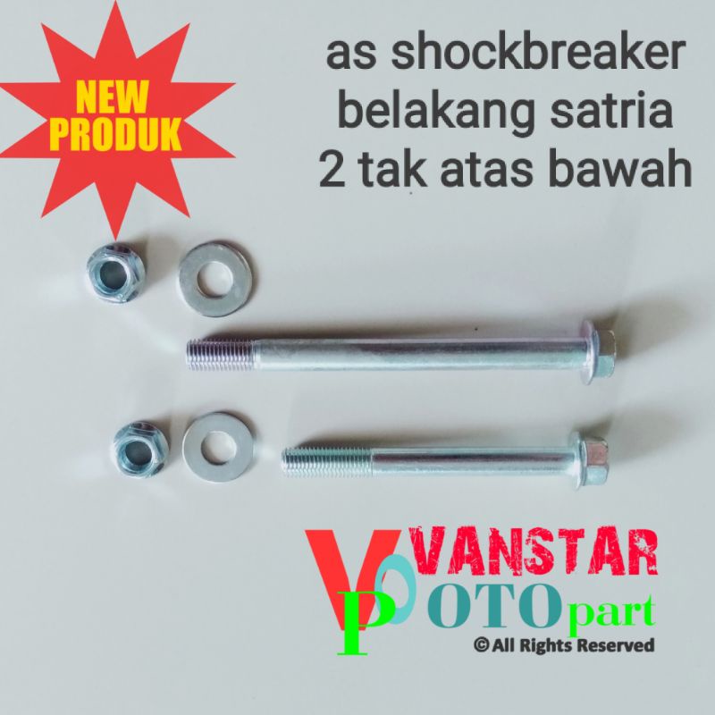 baut as shockbreaker monoshock belakang satria hiu lumba 2 tak fullset