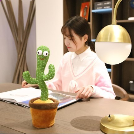 Boneka Kaktus Bicara ORIGINAL | Dancing Cactus Toy (BISA BiCARA)