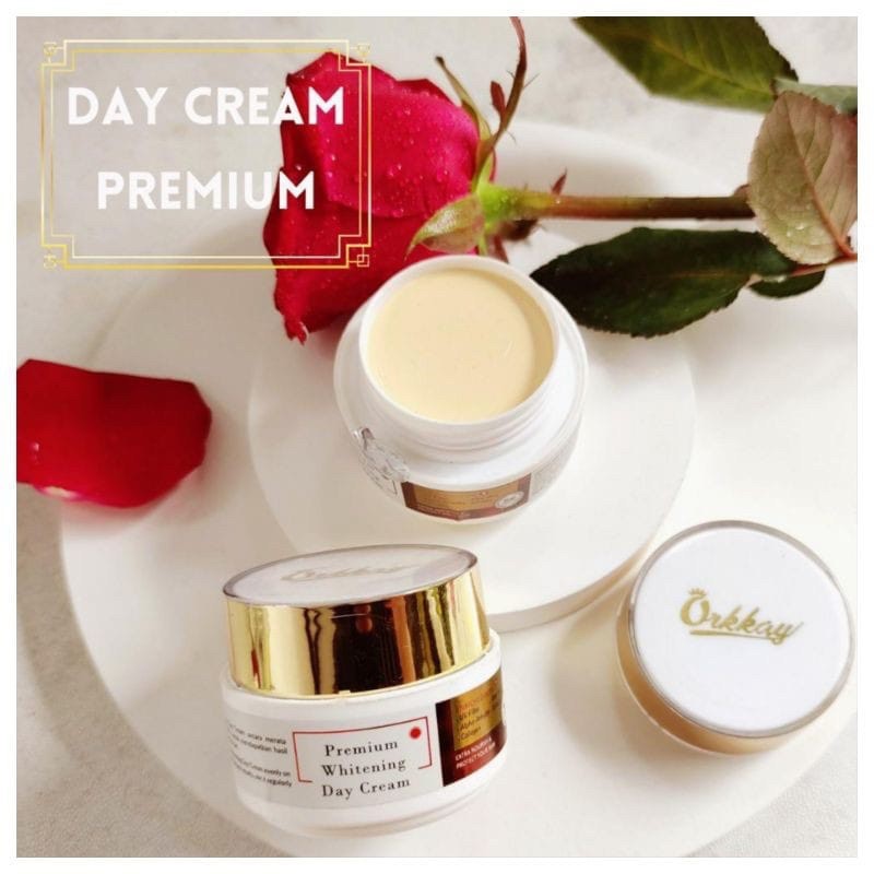 DAY CREAM PREMIUM ORKKAY SKINCARE GLOWING TERLARIS KINCLONG