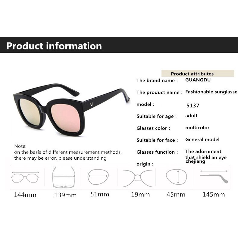 Kacamata Bingkai Besar Gaya retro