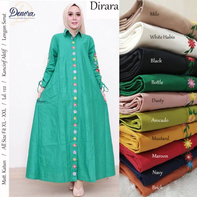 DIRARA MAXY | GAMIS KATUN JUMBO BORDIR