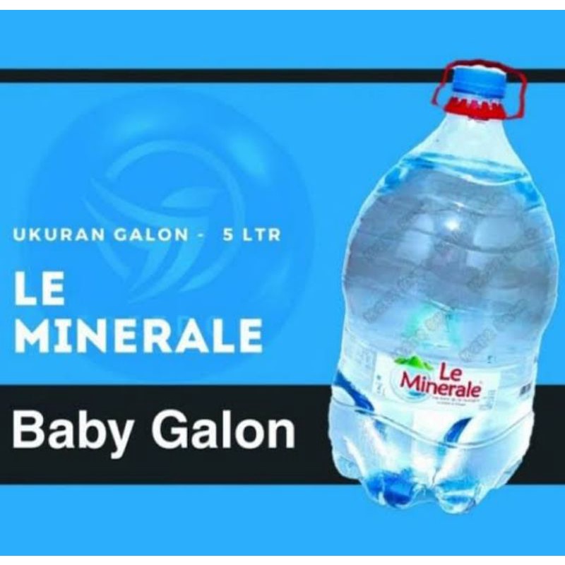 

leminerale lemin galon 5 liter baby galon