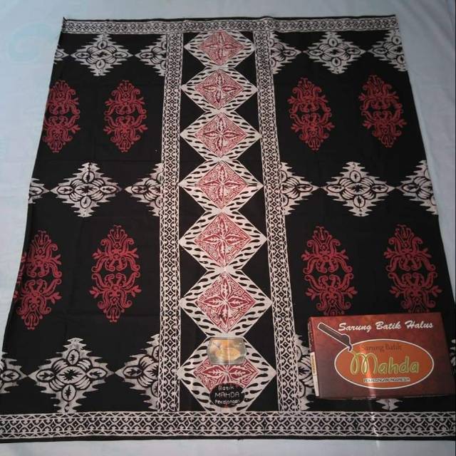 Sarung batik pekalongan/sarung mahda pekalongan/songket tameng merah wajik merah putih fg55