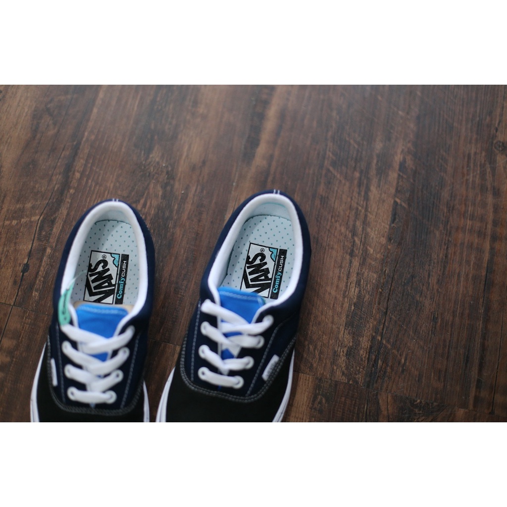 Vans Era Comfycush Three Tone Black Dress Blue Original