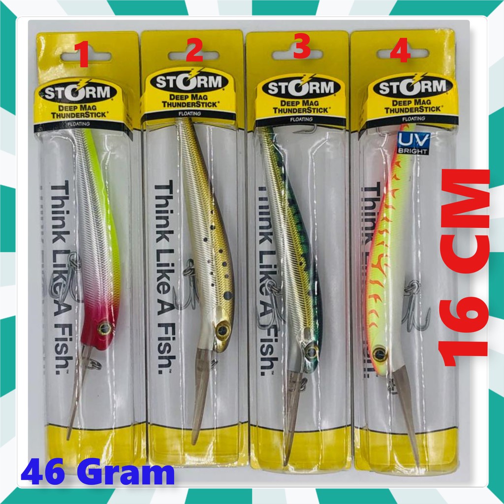 Umpan STORM DEEP MAG THUNDERSTICK 16 Cm