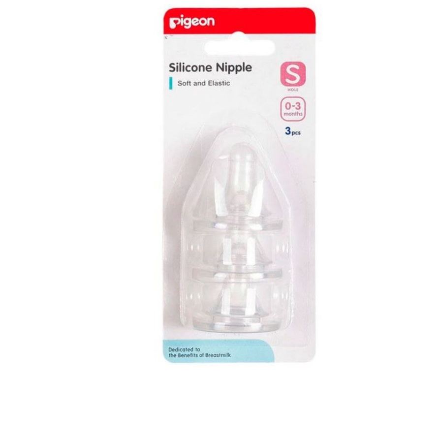 PIGEON SILICONE NIPPLE TRIPLLE PACK