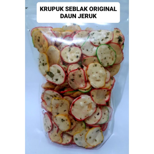 

Kerupuk Seblak Pedas Daun Jeruk 60 gr