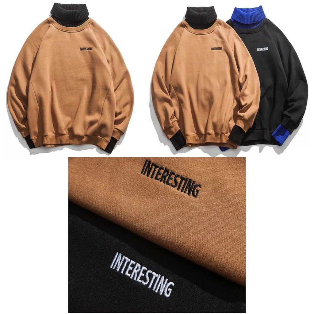 INTERESTING CREWNECK UNISEX - ATASAN HALUS TEBAL TERLARIS