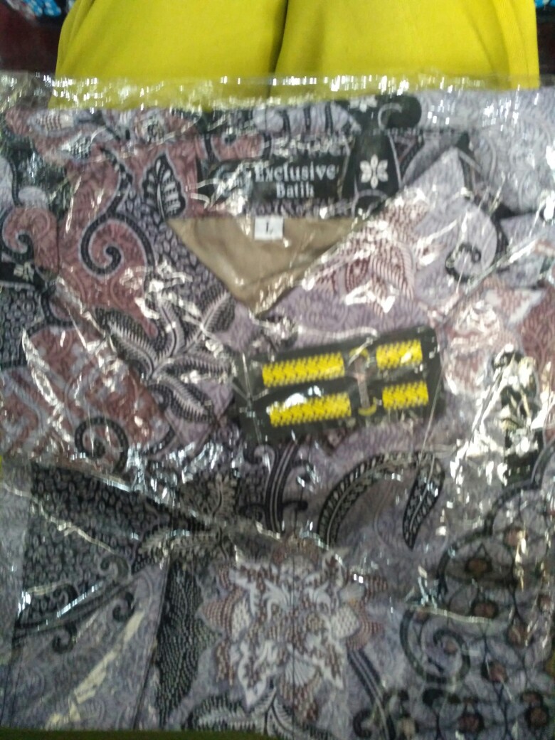 Batik Couple Ayah Dan Anak Lapis Furing Bahan Katun Halus Primisima 40s Warna Ungu