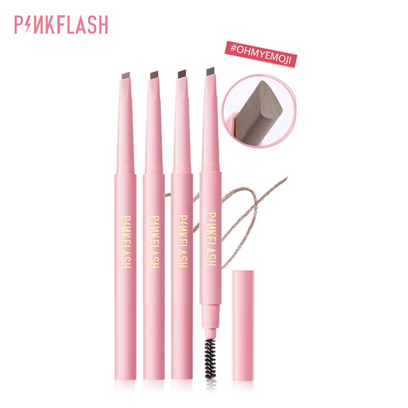 PINKFLASH OhMyEmoji Automatic Eyebrow Pencil Lasting 8 hours Waterproof Pigmented Easy Blend Soft C | original