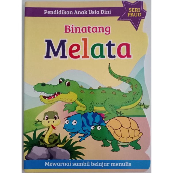 Buku Mewarnai Binatang Melata - Daffa Media
