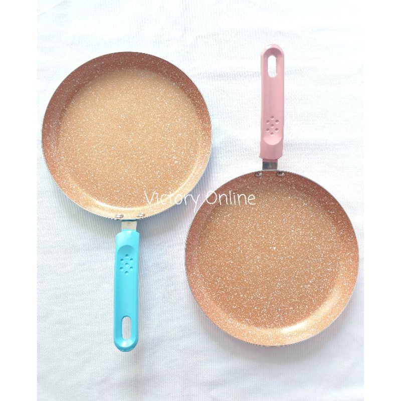 Wajan Datar / Crepes 24cm & 28cm Pan Anti Lengket Orion Crepe Pan Teflon Aluminium Ceramic Coating