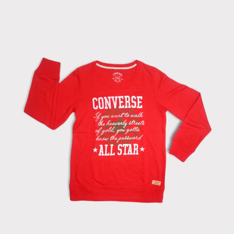Crewneck / Sweater / Longsleeve Converse Original Second Murah