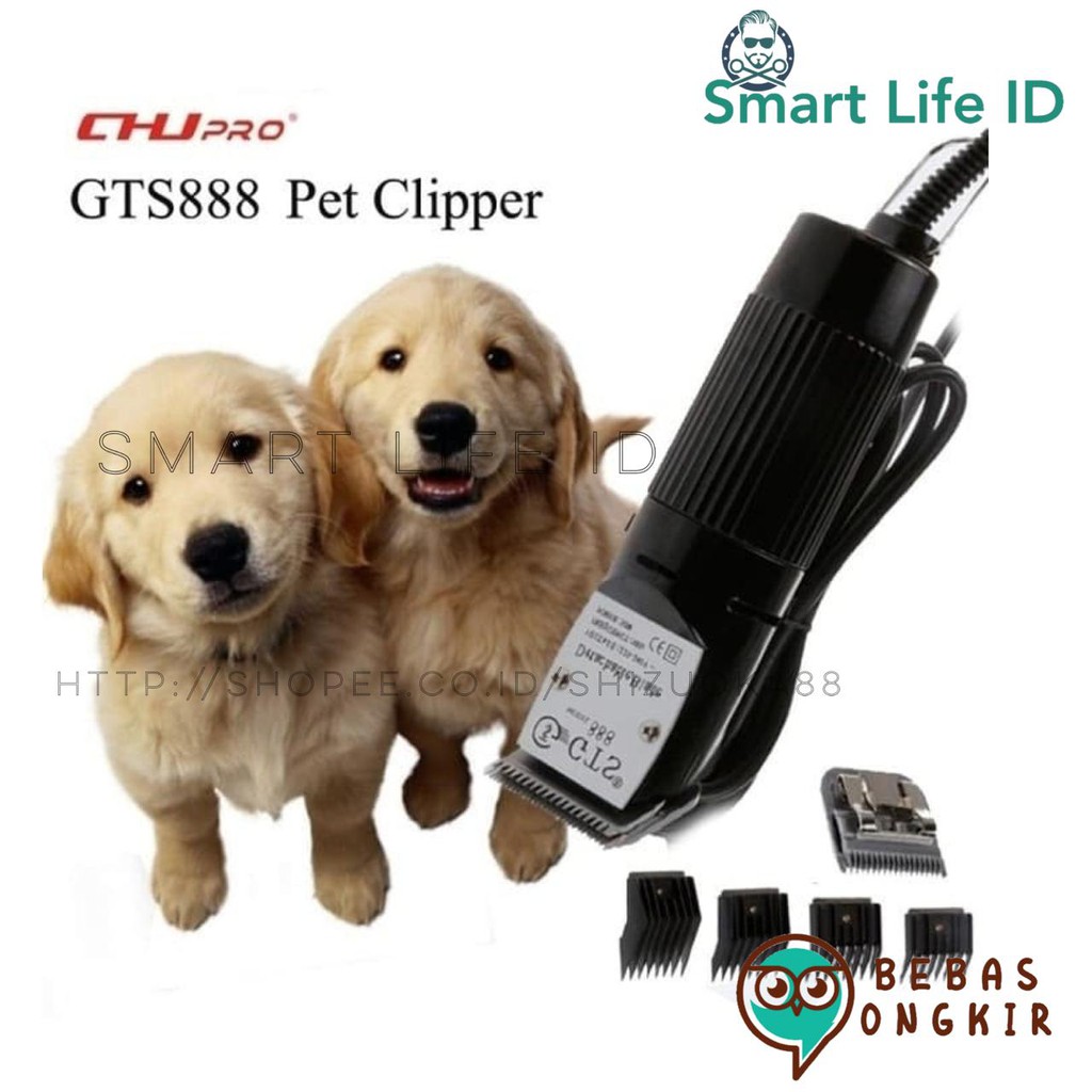 Pet Clipper Alat Mesin Cukur Pencukur Hewan Peliharaan Binatang Kucing Anjing Domba GTS 888