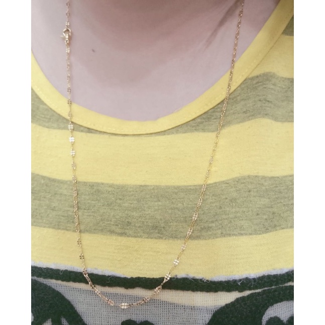 pecah kopi//kalung titanium//titanium// kalung pecah kopi//kalung italy