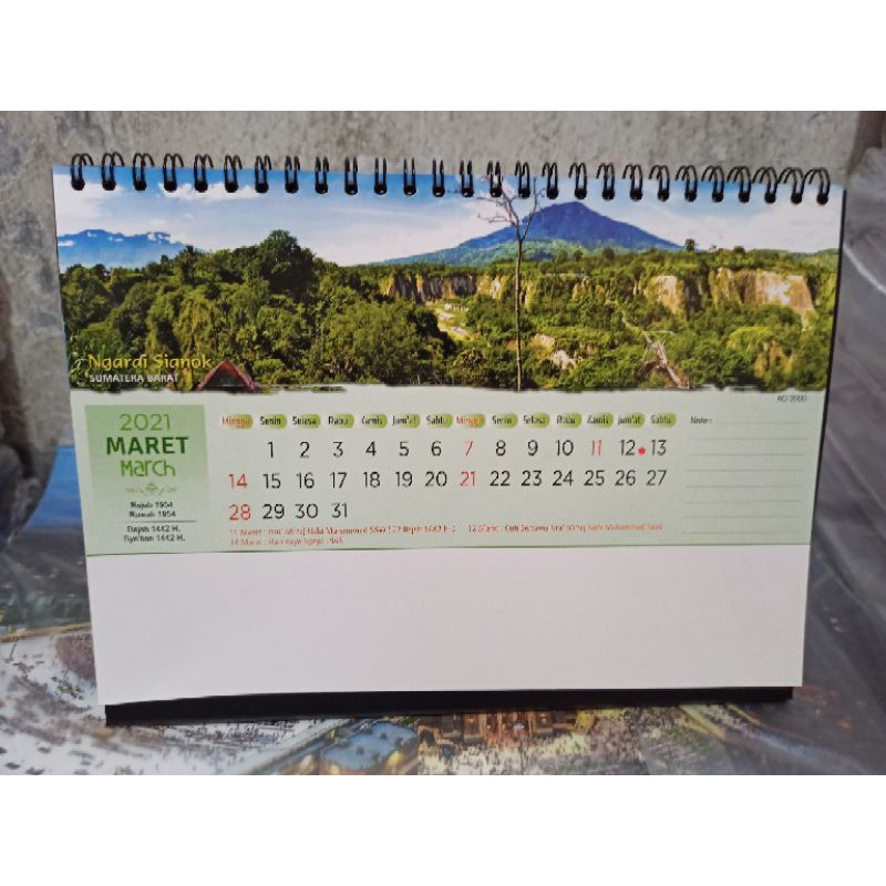 Kalender meja jumbo AO 2021