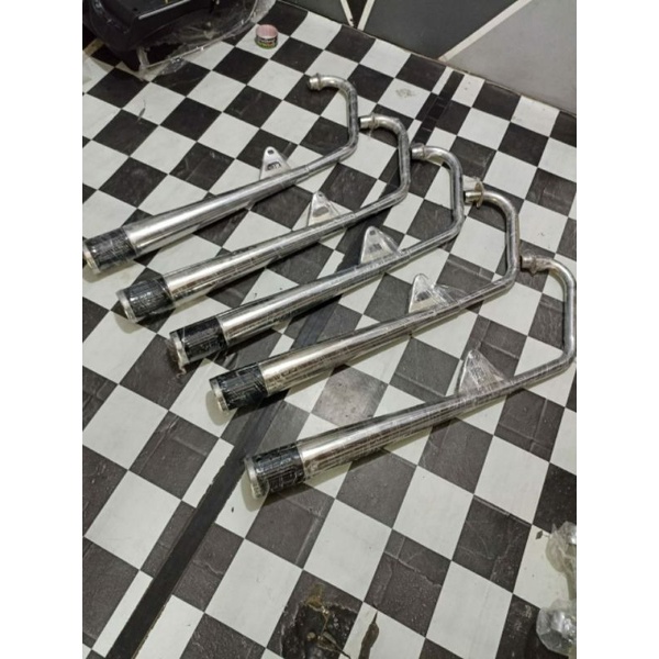 KNALPOT KLEPER GL100 CB BIKIN BAPER STANDAR