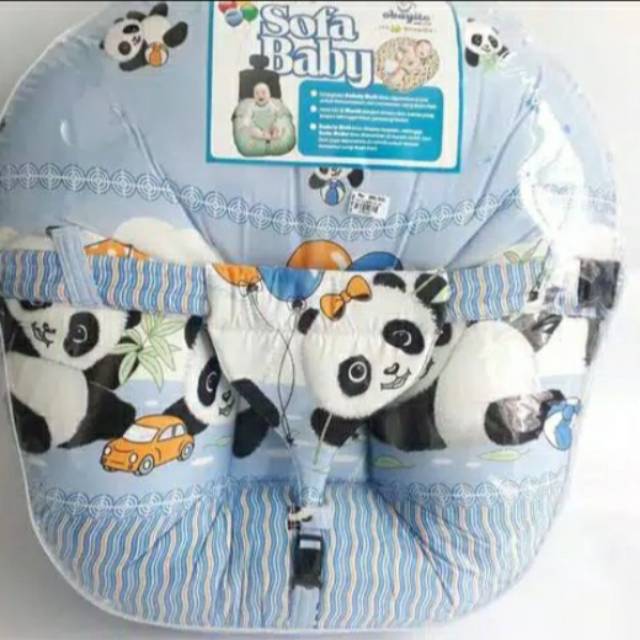 Preloved Sofa baby Obayito Pink dengan sitbelt