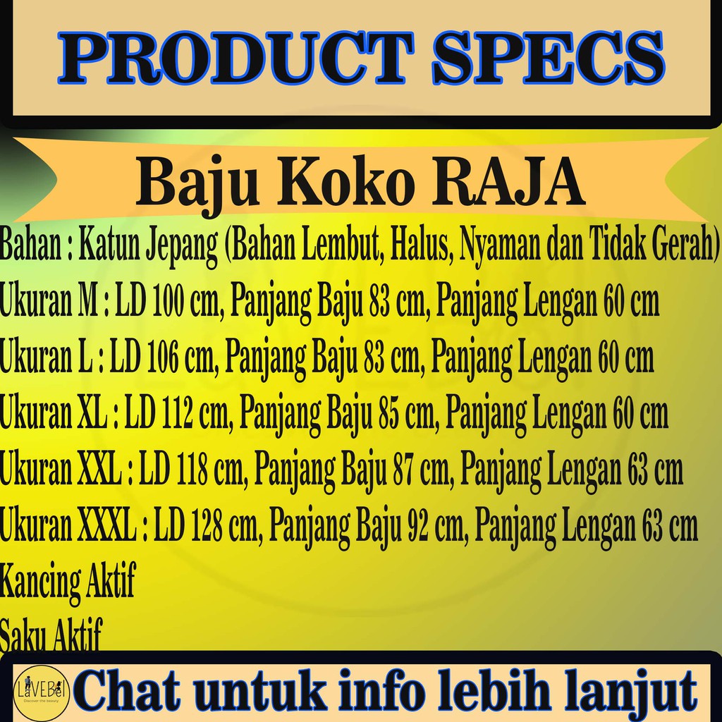 LVB Baju Koko Kurta Pakistan RAJA / Baju Pria / Baju Muslimin /Atasan Muslim Pria / Uk.M-L-XL-3XL