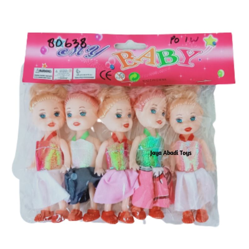 MAINAN ANAK BONEKA BARBIE ISI 3 PC DAN 5 PC