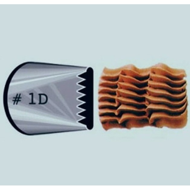 

Original Spuit Wilton XLG Basketweave no 1D/ WIlton Tip No #1D