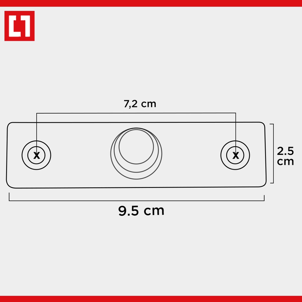 Patch Fitting PT 24 Engsel Top Pivot Pintu Kaca Atas WD00 - Weldom