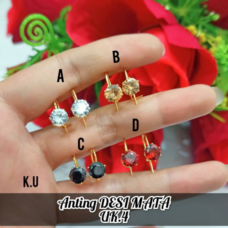 Fourfashiong Anting Deasy Mata 4MM PD080