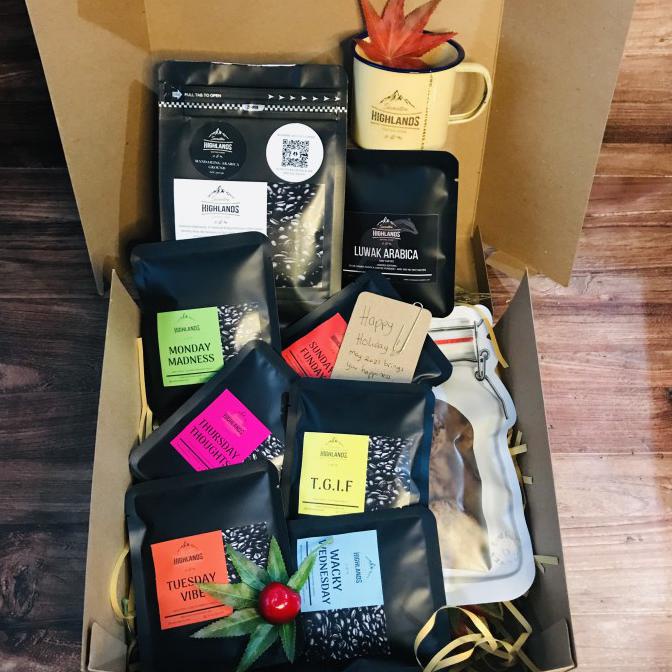 

Diskon Hampers Kopi- Kopi Bubuk Arabica , Paket Kopi Spesial Dan Cookie - 500 Gram Berkualitas