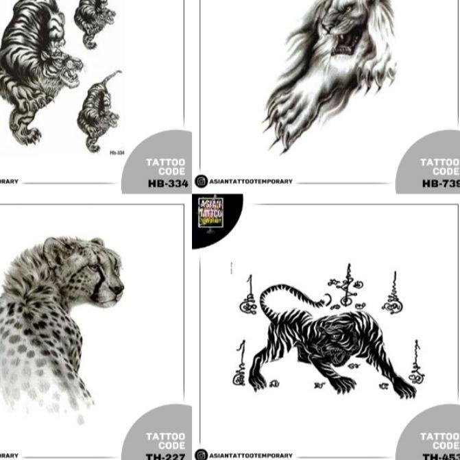 ✩ Tatto temporer GAMBAR MACAN / tato kulit / tato anti air MACAN SINGA BEST TATO STIKER TATO TEMPORE