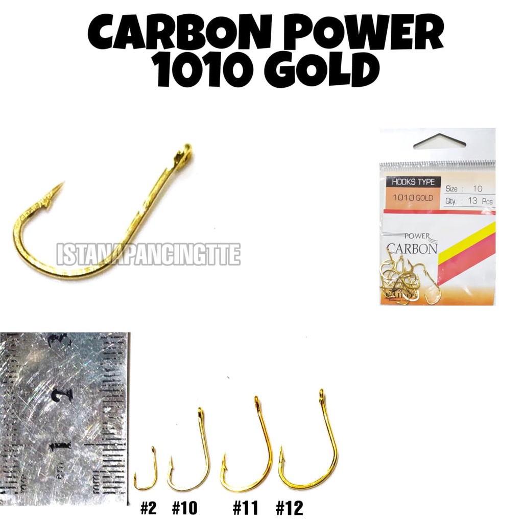 MATA KAIL CARBON POWER DAIDO 1010 GOLD SIZE NO. 1/2/3/4/5/6/7/8/9/10/11/12