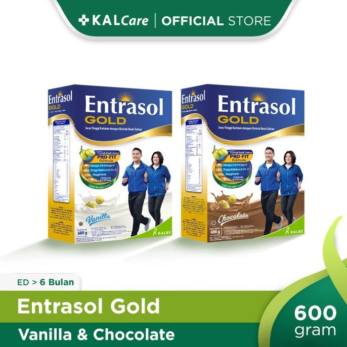 

[COD] Buy Entrasol Gold Vanilla 600 G + Entrasol Gold Chocolate 600 G [COD]