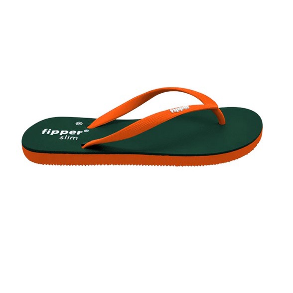 Sandal Fipper Slim Green Emerald Orange Original