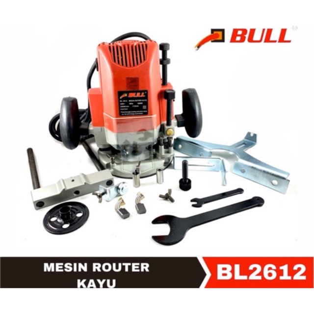 Mesin Router Kayuroter Kayu Bl2612 Bull
