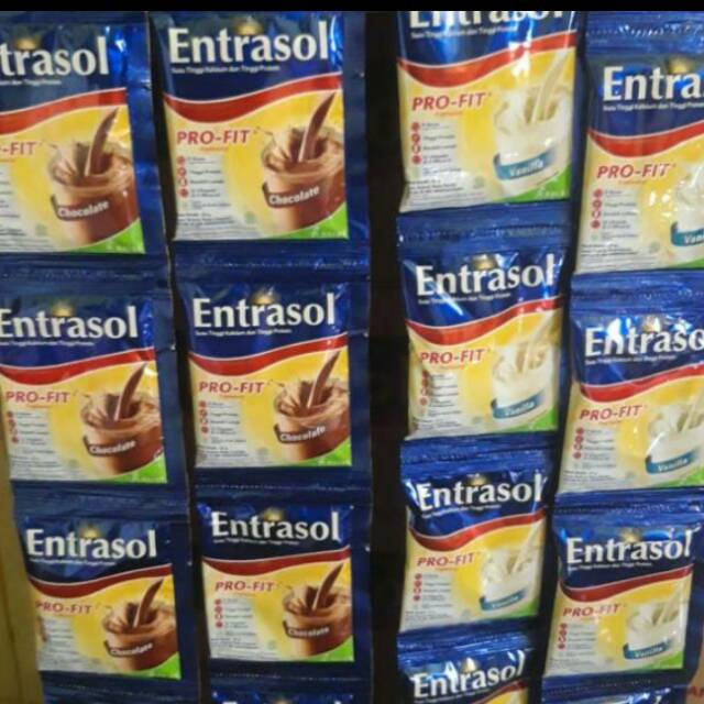 Jual Susu Entrasol Renceng (Isi 10 Sachet) Indonesia|Shopee Indonesia