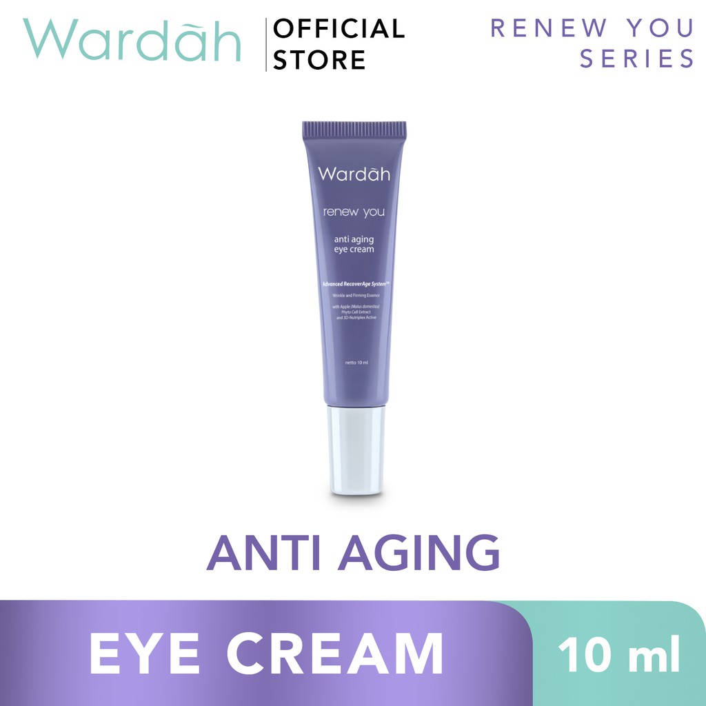 Jual Wardah Renew You Anti Aging Eye Cream 10 ml - Krim Mata Anti Aging